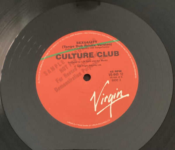 Culture Club : Move Away (Extended) (12", Promo, Smplr)