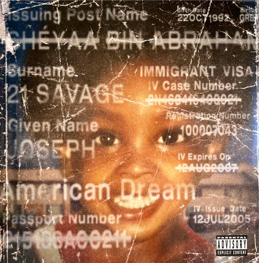 21 Savage : American Dream (2xLP, Album)