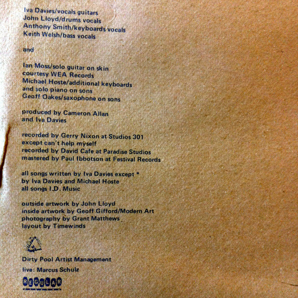 Flowers (4) : Icehouse (LP, Album, Gat)