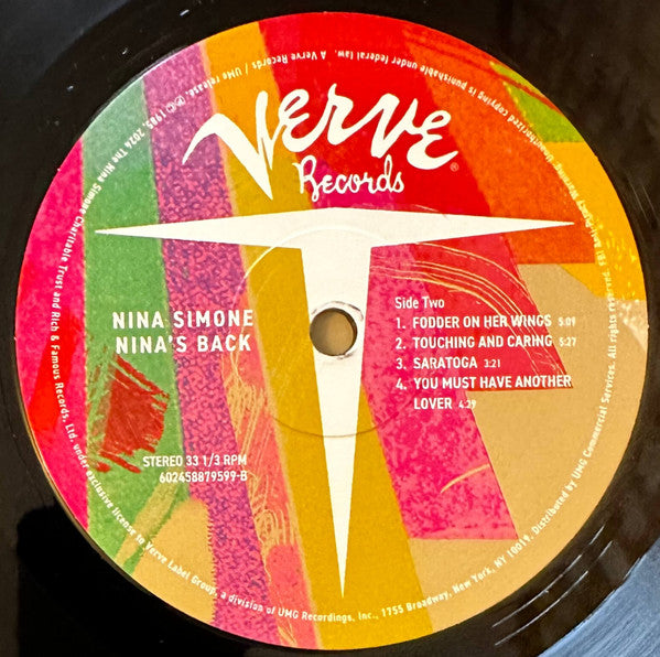 Nina Simone : Nina's Back! (LP, Album, RE)