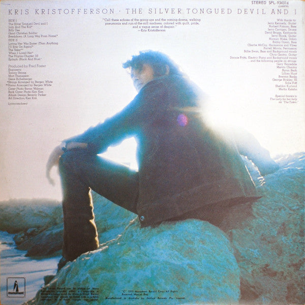 Kris Kristofferson : The Silver Tongued Devil And I (LP, Album)