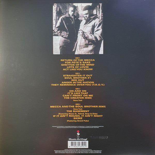 Pete Rock & C.L. Smooth : Mecca And The Soul Brother (2xLP, Album, Ltd, Num, RE, 180)