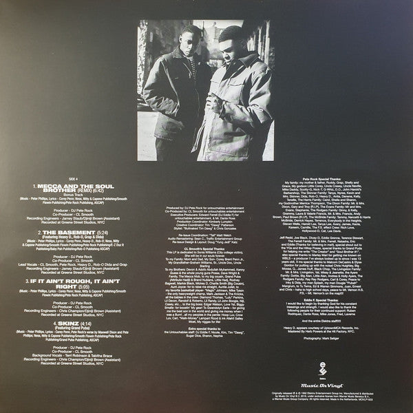 Pete Rock & C.L. Smooth : Mecca And The Soul Brother (2xLP, Album, Ltd, Num, RE, 180)