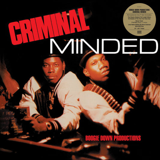 Boogie Down Productions : Criminal Minded (2xLP, Album, RE, RM, Gat)