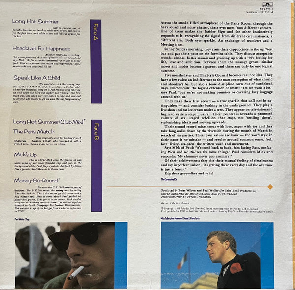 The Style Council : Introducing: The Style Council (LP, MiniAlbum)