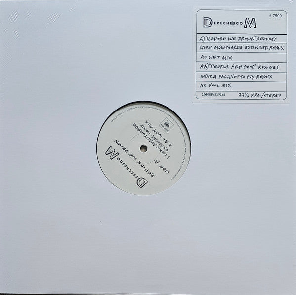 Depeche Mode : Before We Drown (Remixes) / People Are Good (Remixes) (12", Ltd, Num)