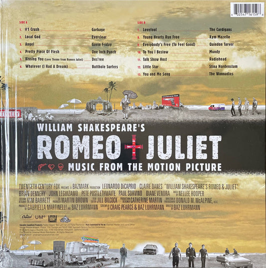 Various : William Shakespeare's Romeo + Juliet (Music From The Motion Picture) (LP, Comp, RE)