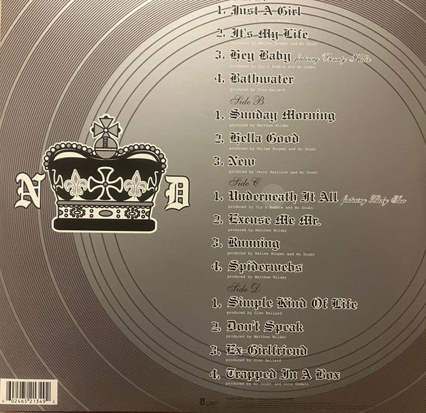 No Doubt : The Singles 1992-2003 (2xLP, Comp, RE, 180)