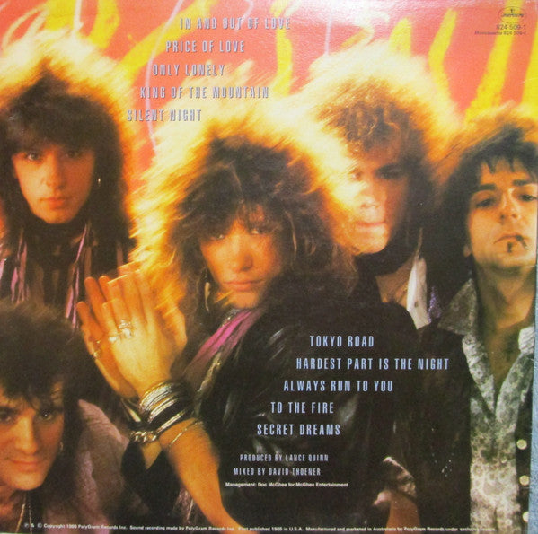 Bon Jovi : 7800° Fahrenheit (LP, Album)