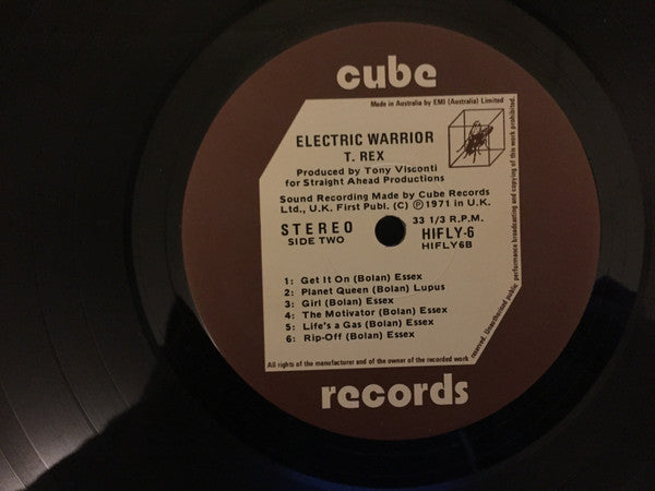 T. Rex : Electric Warrior (LP, Album)