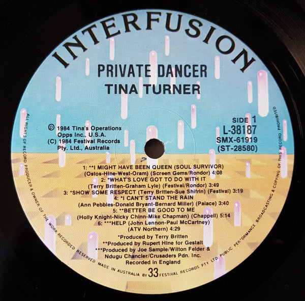 Tina Turner : Private Dancer (LP, Album)