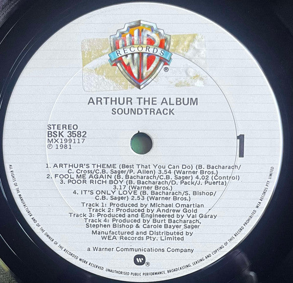 Various : Arthur (The Album) (LP, Album)