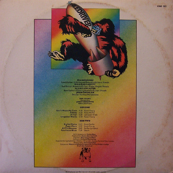 Status Quo : Piledriver (LP, Album, Gat)