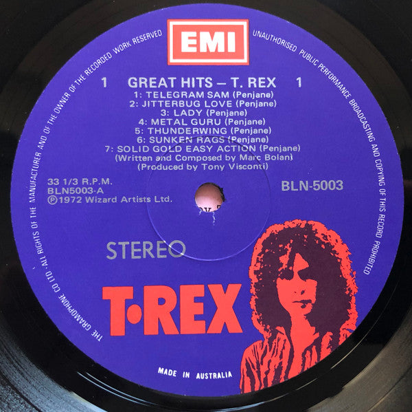 T. Rex : Great Hits (LP, Comp)