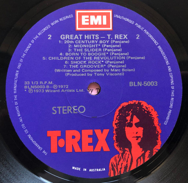 T. Rex : Great Hits (LP, Comp)