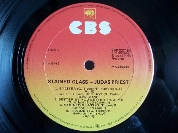 Judas Priest : Stained Class (LP, Album, M/Print)