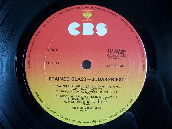 Judas Priest : Stained Class (LP, Album, M/Print)