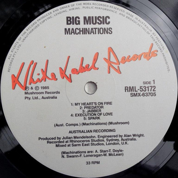 Machinations : Big Music (LP, Album)