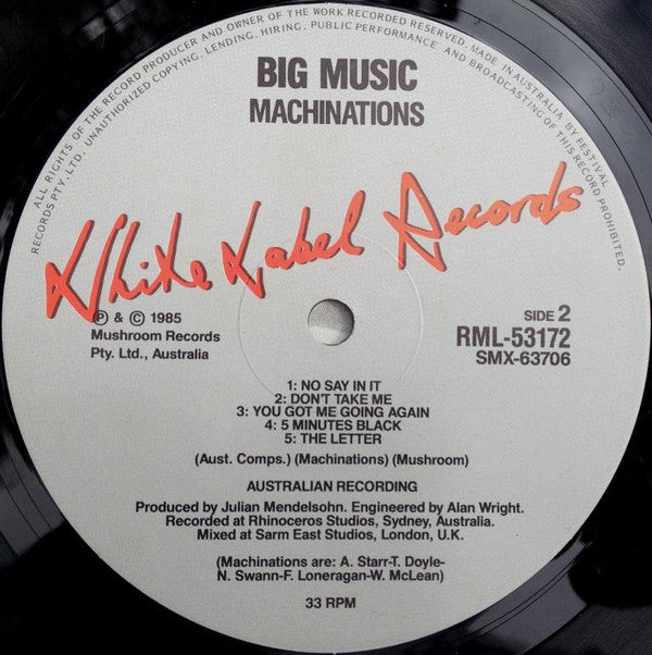 Machinations : Big Music (LP, Album)