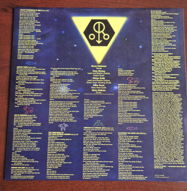 Iron Maiden : Somewhere in Time (LP, Album, RE, RM)