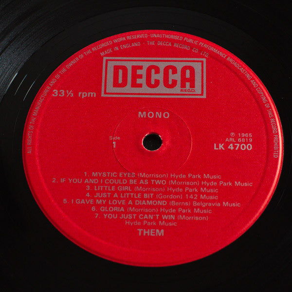 Them (3) : The ‟Angry” Young Them ! (LP, Album, Mono, RE)