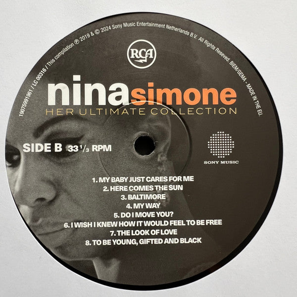 Nina Simone : Her Ultimate Collection (LP, Comp, RP)