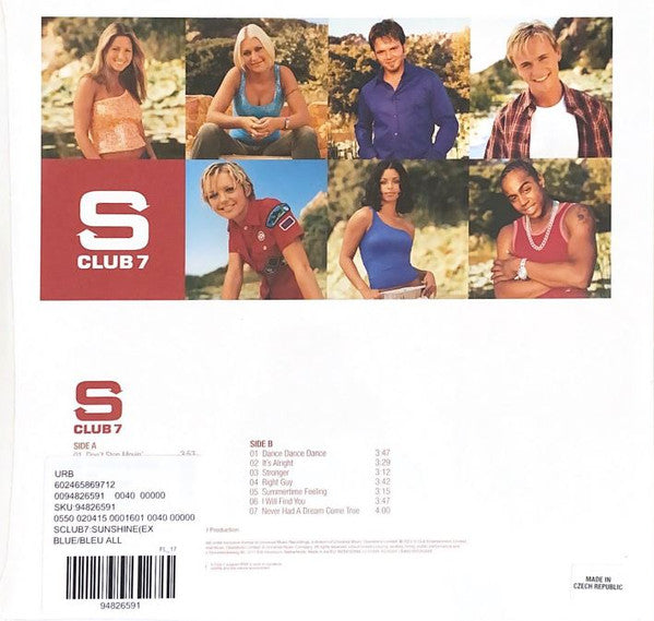 S Club 7 : Sunshine (LP, Album, RE, Blu)