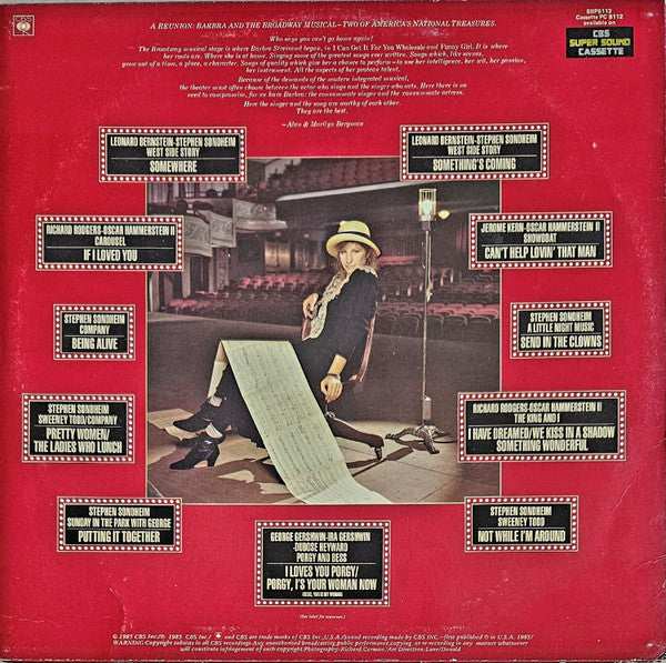Barbra Streisand : The Broadway Album (LP, Album)
