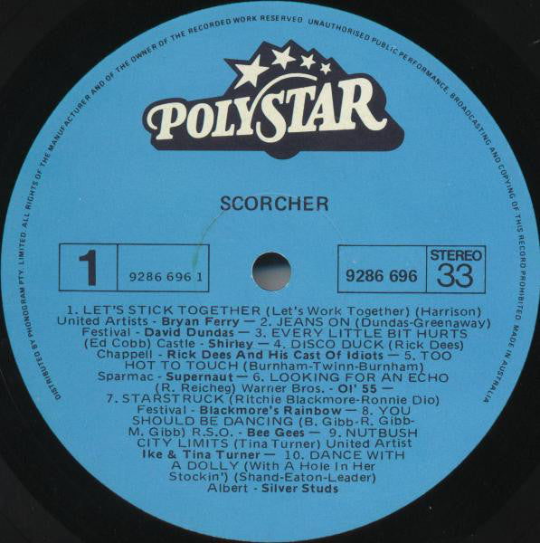 Various : Scorcher (LP, Comp)