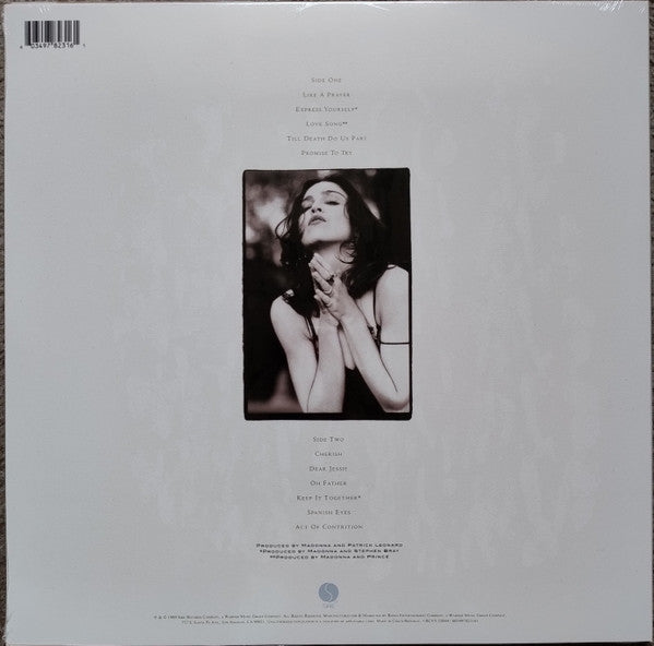 Madonna : Like A Prayer (LP, Album, Ltd, RE, Sil)