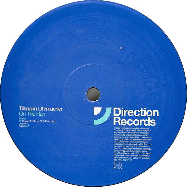 Tillmann Uhrmacher : On The Run (12")
