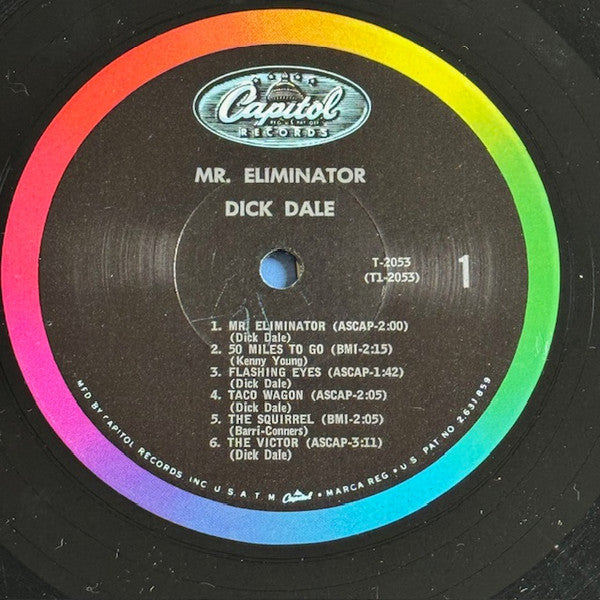 Dick Dale & His Del-Tones : Mr. Eliminator (LP, Album, Mono, Los)