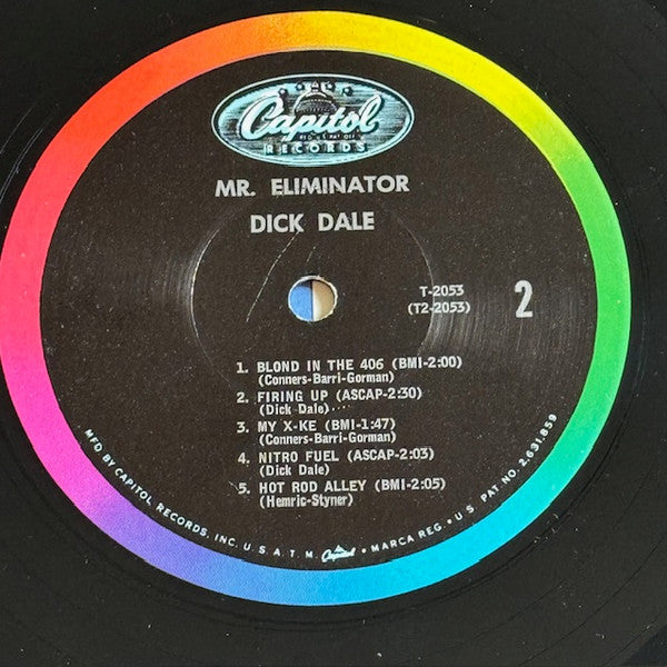 Dick Dale & His Del-Tones : Mr. Eliminator (LP, Album, Mono, Los)