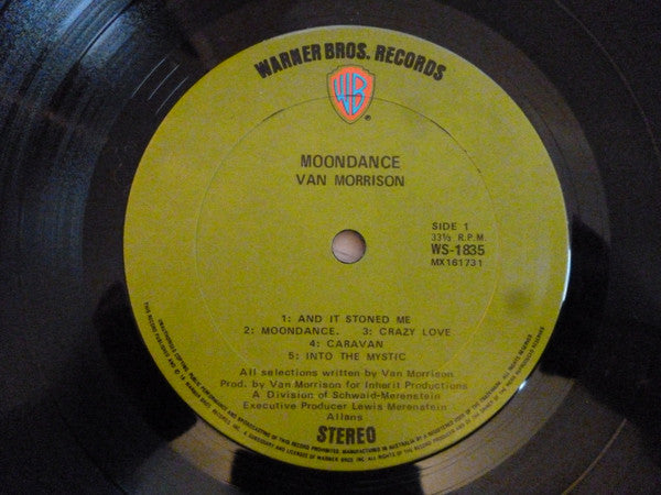 Van Morrison : Moondance (LP, Album, Gre)