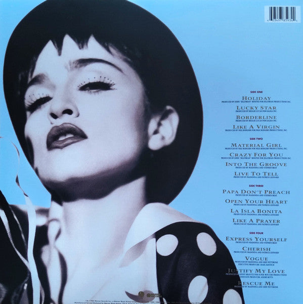Madonna : The Immaculate Collection (2xLP, Album, Comp, RE, RP, Gat)