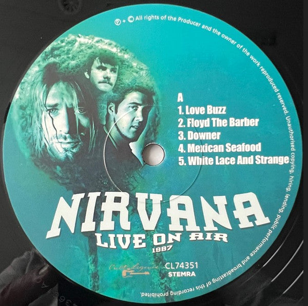 Nirvana : Live On Air 1987 (LP, Unofficial, 180)