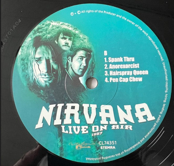 Nirvana : Live On Air 1987 (LP, Unofficial, 180)