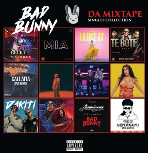 Bad Bunny : Da Mixtape (Singles Collection) (2xLP, Comp, Ltd, Unofficial, Col)