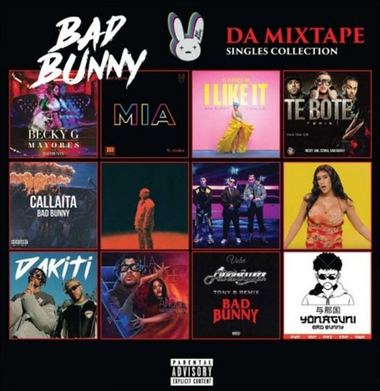 Bad Bunny : Da Mixtape (Singles Collection) (2xLP, Comp, Ltd, Unofficial, Col)