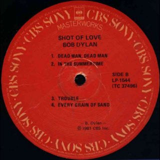 Bob Dylan : Shot Of Love (LP, Album)