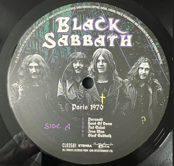 Black Sabbath : Paris 1970 (LP, Album, Unofficial)