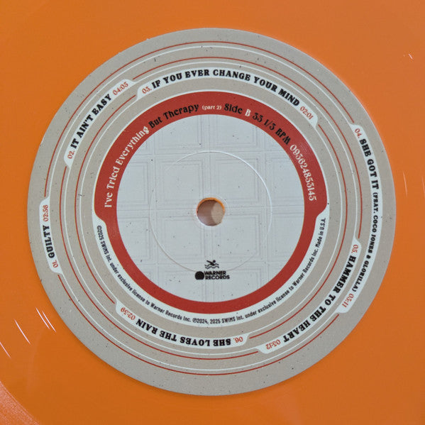 Teddy Swims : I've Tried Everything But Therapy (Part 2) (LP, Album, Tan)