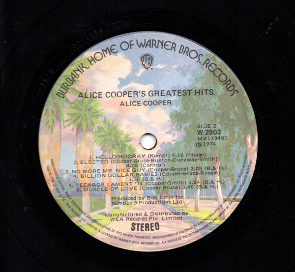 Alice Cooper : Alice Cooper's Greatest Hits (LP, Comp, Gat)