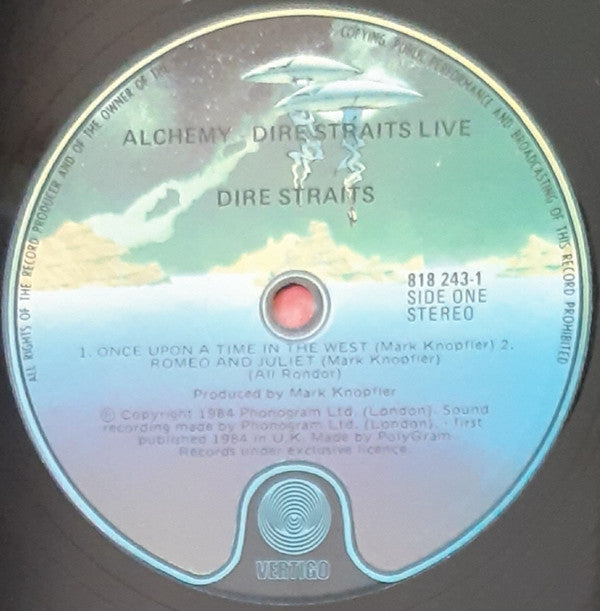Dire Straits : Alchemy - Dire Straits Live (2xLP, Album, Gat)