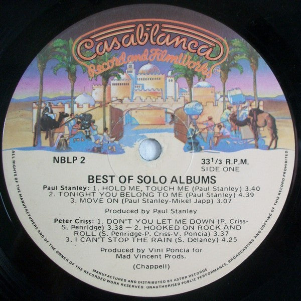 Kiss : The Best Of The Solo Albums (LP, Comp)