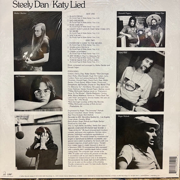 Steely Dan : Katy Lied (LP, Album, RE, RM, 180)