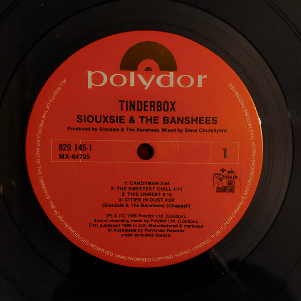 Siouxsie & The Banshees : Tinderbox (LP, Album)