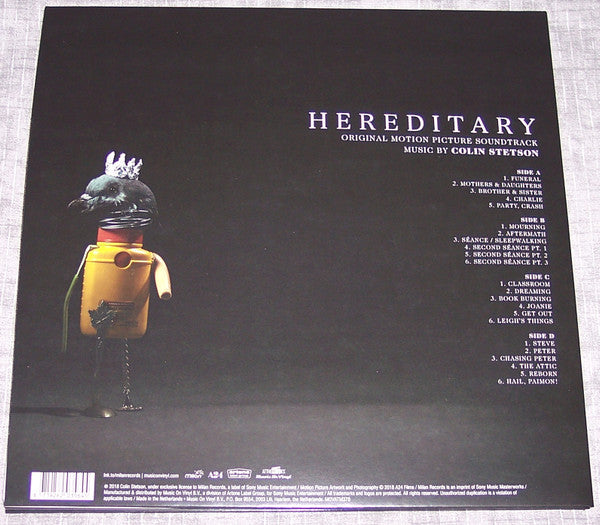Colin Stetson : Hereditary (Original Motion Picture Soundtrack) (2xLP, Album, Ltd, RE, RP, Gre)