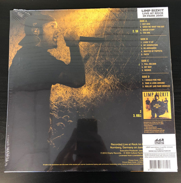 Limp Bizkit : Live At Rock Im Park 2001 (2xLP, Album, Ltd)