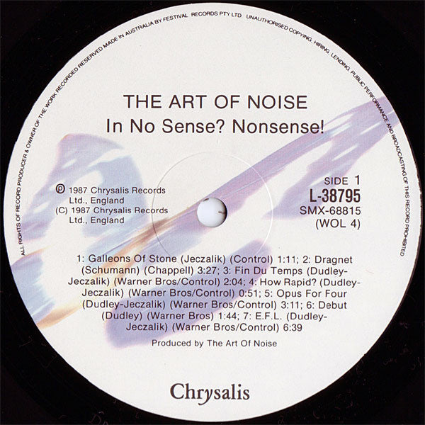 The Art Of Noise : In No Sense? Nonsense! (LP, Album)